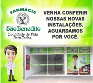 Farmácia São Benedito.